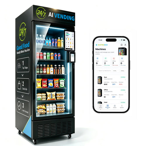 BistroBox BoxGO with Touchpad: 456L AI Vending Machine