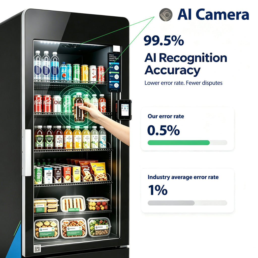 BistroBox BoxPro: 555L Large AI Vending Machine for High-Traffic