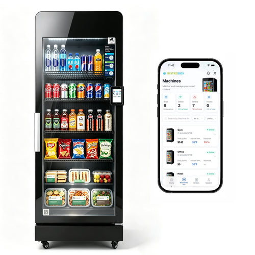 BistroBox BoxPro: 555L Large AI Vending Machine for High-Traffic