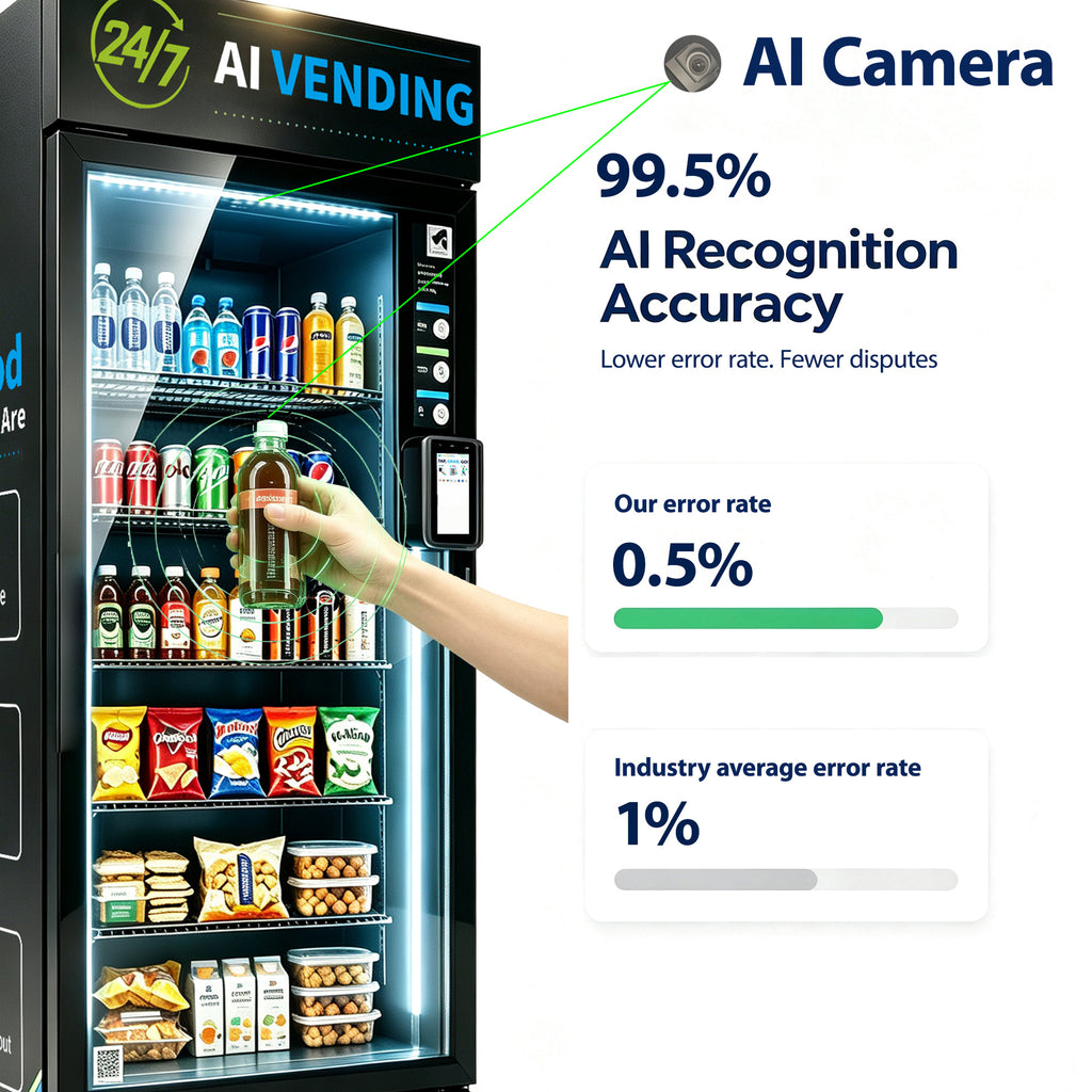 BistroBox BoxGO with Touchpad: 456L AI Vending Machine